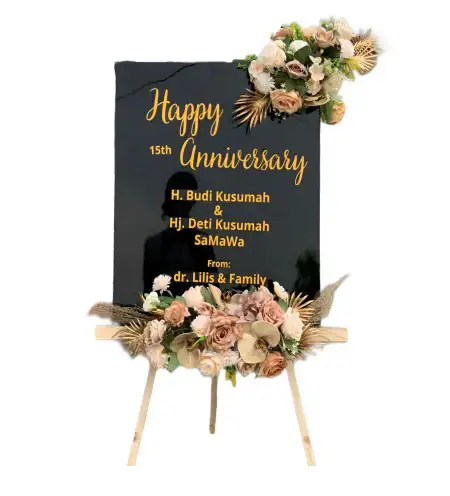 Papan Bunga Akrilik Manting