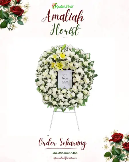 Krans Bunga Duka Manting